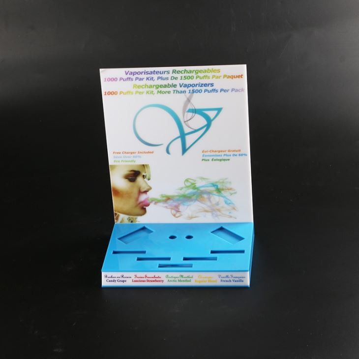 Colorful Cardboard Paper Counter Display Rainbow Corrugated Box For Display