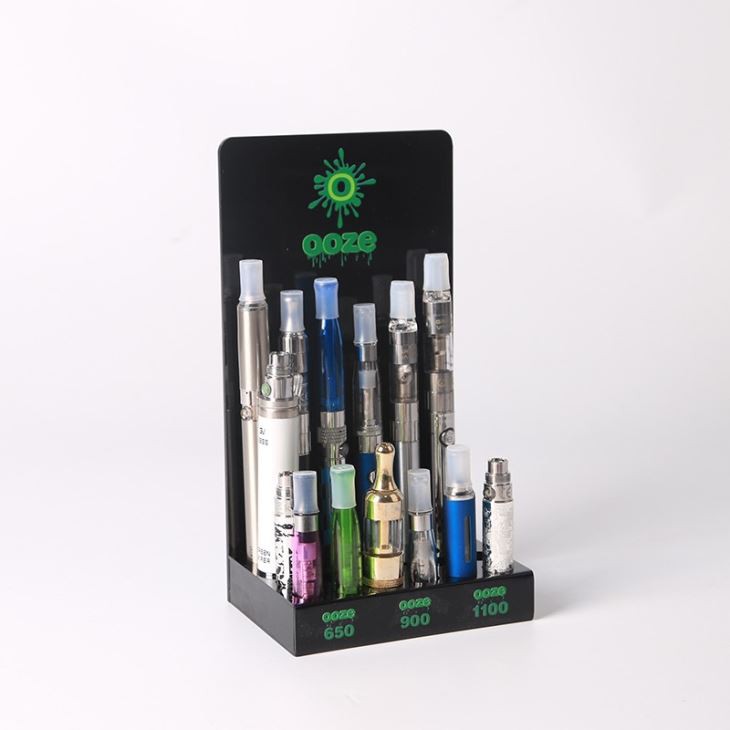 Colorful Cardboard Paper Counter Display Rainbow Corrugated Box For Display