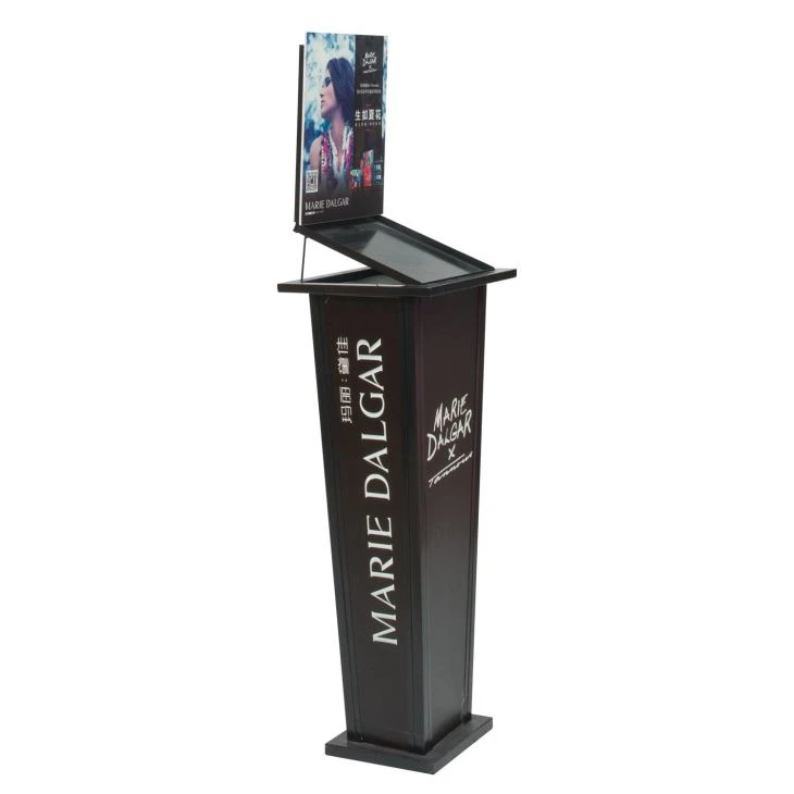 Elegant Matt Cardboard Stands Paper Pallet Custom Pop Displays For Honey Nutrition Promotion
