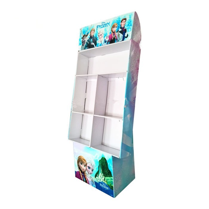 Fashion Shop Retail Wire Cardboard Display Rack For Kids Toy