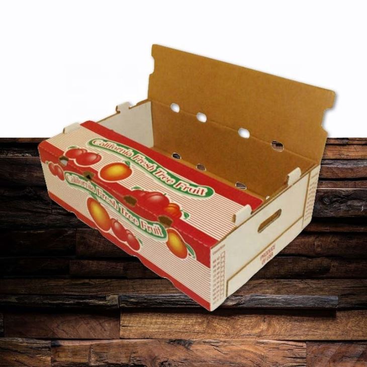 Foldable Corrugated Vegetable Box
